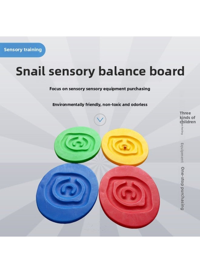 Kindergarten Sense Training Equipment Snail Balance Board Children's Household Egg Balance Table Focus Training Toy-Color:Rotomolding (pieces) - Image 3