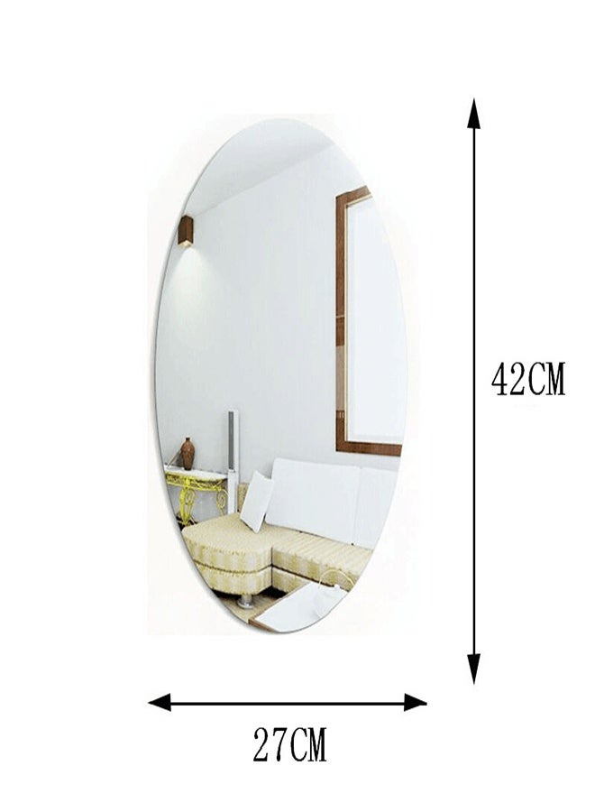 Self-Adhesive Tile Mirrors for Sticking,  Acrylic Mirror, School Mirror, Flexible Mirror Films, Mirror Stickers for Wall, School, Home, Living Room, Bathroom, Bedroom - Image 3