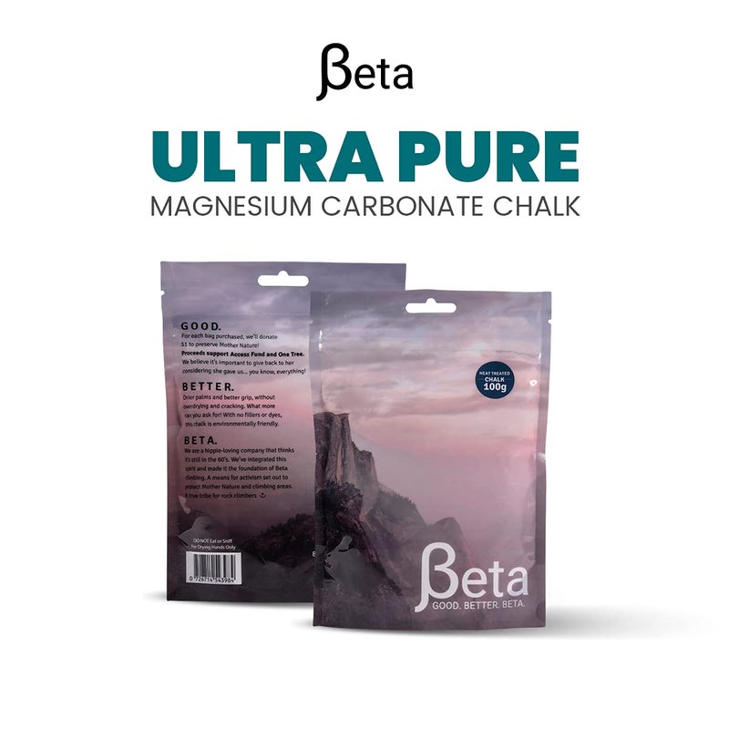 Beta Climbing Chalk Heat Treated Loose Powder Chalk for Climbing 100% Magnesium Carbonate. 100% of Profits Donated. Premium Rock Climbing Powder Chalk - Image 5