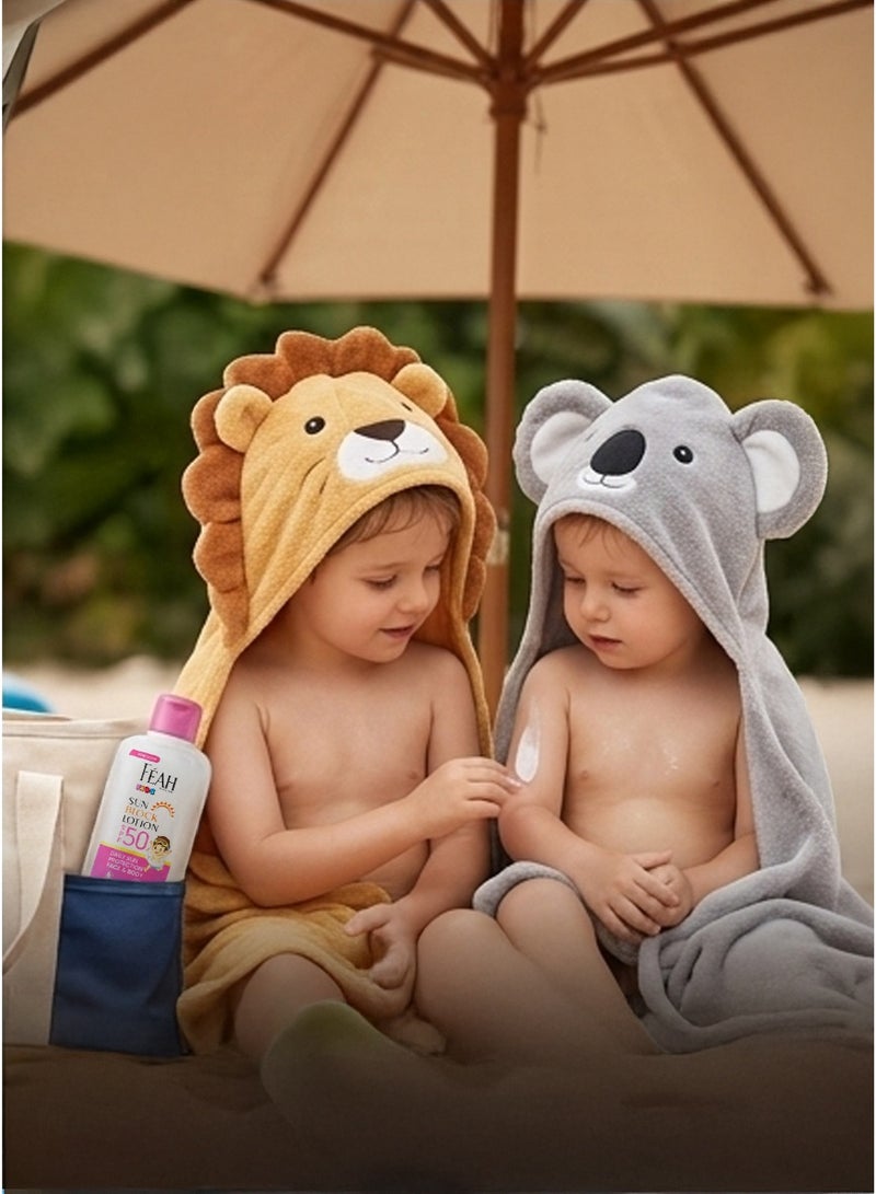 فياح لوشن واقي من الشمس للأطفال من فيا بعامل حماية 50، 200 مل - واقي شمس لطيف عالي الحماية - Image 5