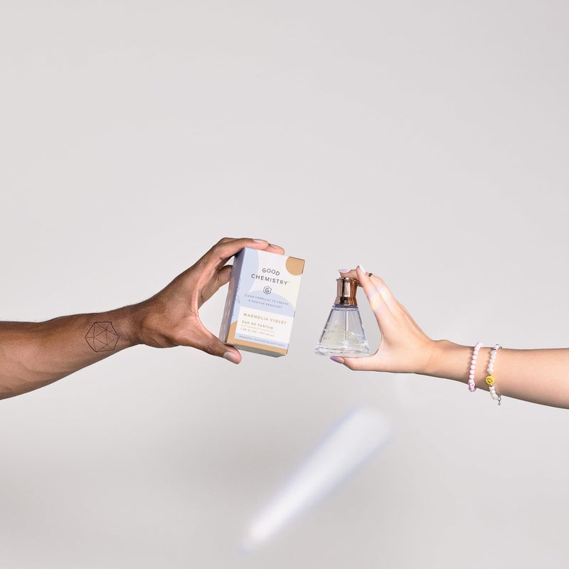 Good Chemistry Magnolia Violet Eau de Parfum 1.7 fl oz - Long-Lasting Perfume with Magnolia, Peony, & Amber - Romantic, Clean & Vegan - Image 4