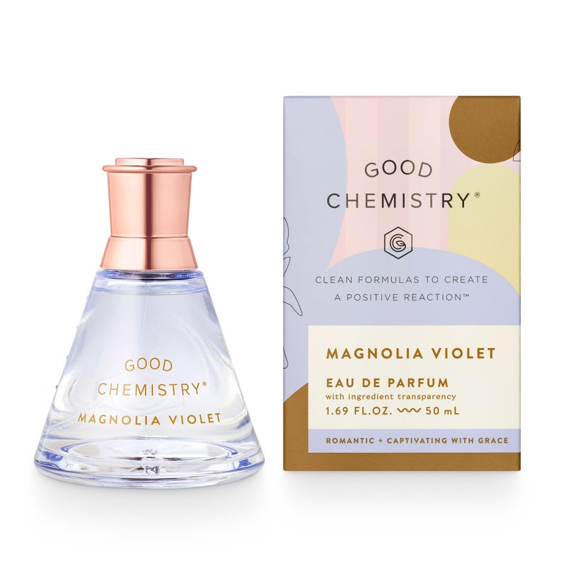 Good Chemistry Magnolia Violet Eau de Parfum 1.7 fl oz - Long-Lasting Perfume with Magnolia, Peony, & Amber - Romantic, Clean & Vegan - Image 1