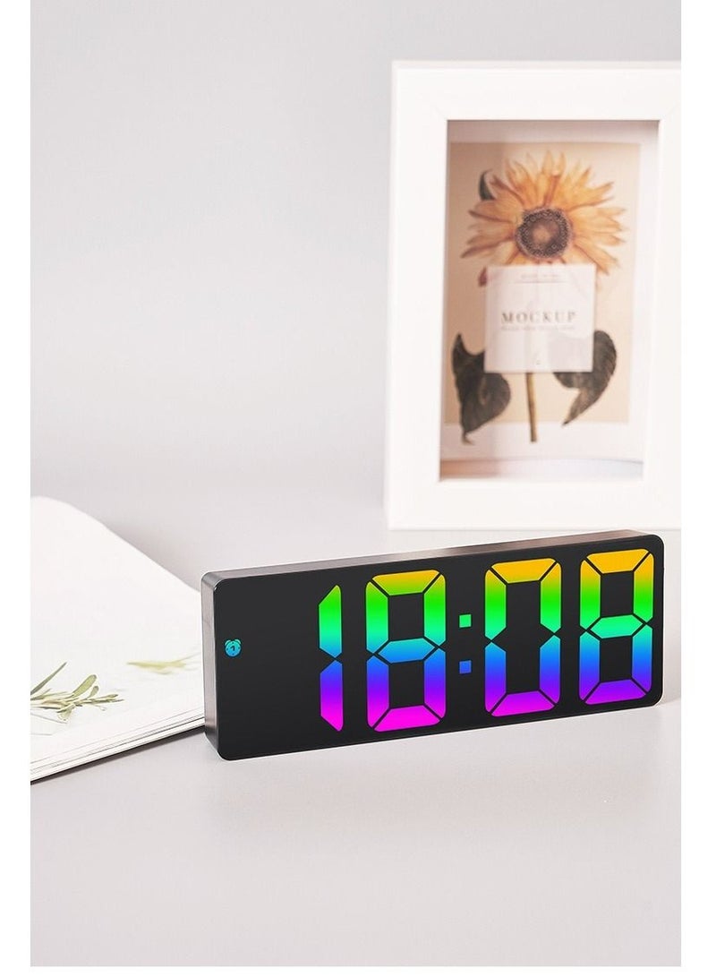 Goldfish INS Latest New Product LED Intelligent Alarm Clock Black - Image 3