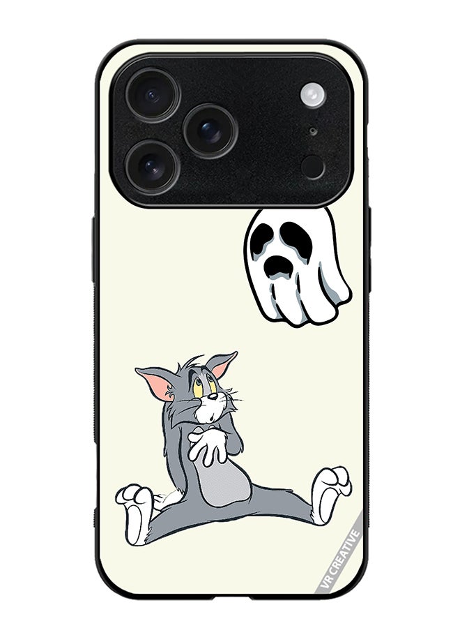 VR CREATIVE Protective Case Cover For Apple iPhone 17 Pro Max Tom Scared Design Multicolour