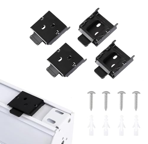 YCUHEN coolaroo Replacement Parts Outside Mounted Blinds Curtain Rod Bracket Attachment Vertical Blinds Replacement Parts Deer Blind Brackets mini Blind Brackets for Blinds Replacement - Image 1