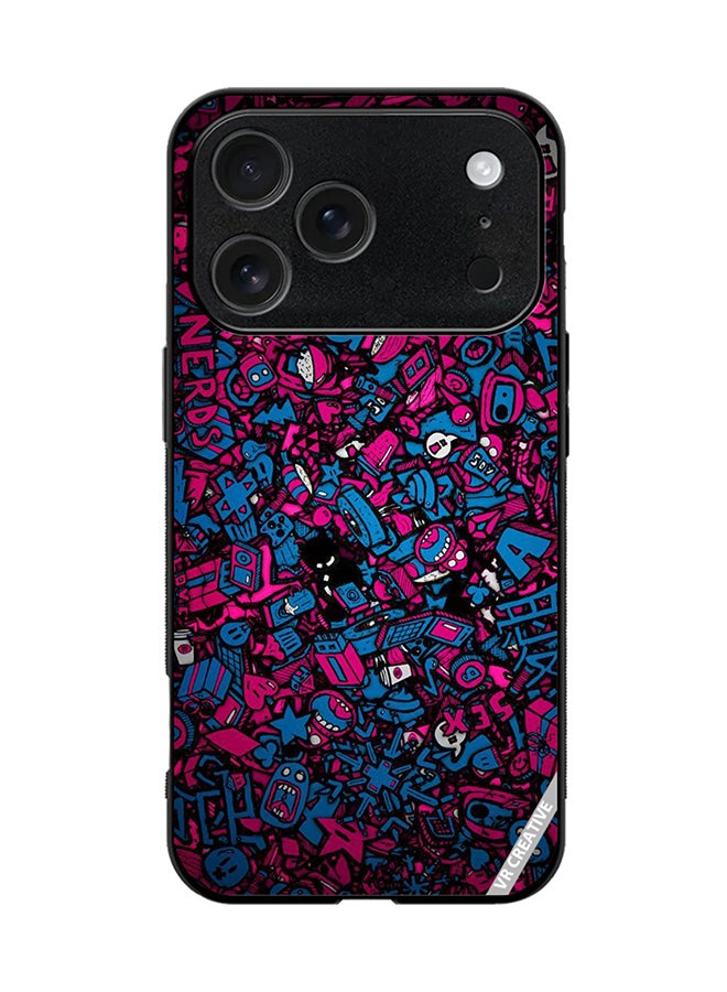 VR CREATIVE Protective Case Cover For Apple iPhone 17 Pro Mini Cartoons Design Multicolour