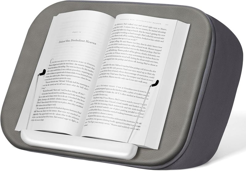 InnoGear Lap Beanbag Pillow Stands Book Holder HandsFree Tablets Mount Holder Cozy for Reading in Bed Desktop Accessories for iPad Kindle Books EReader - Image 1