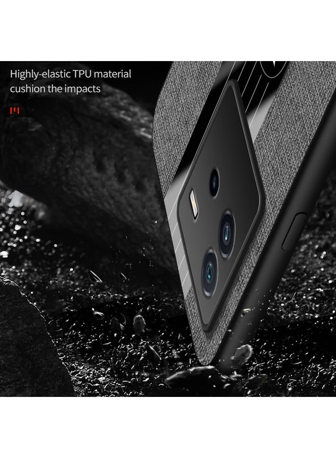 Xinli Case For vivo iQOO Neo 6 Stitching Cloth Textue Shockproof TPU Phone Case - Image 5