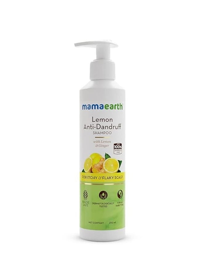 Mamaearth شامبو الليمون المضاد للقشرة