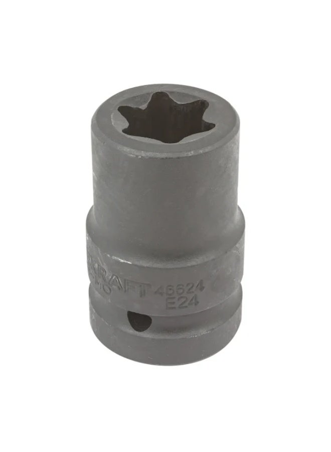 Impact socket, E24, 3/4"