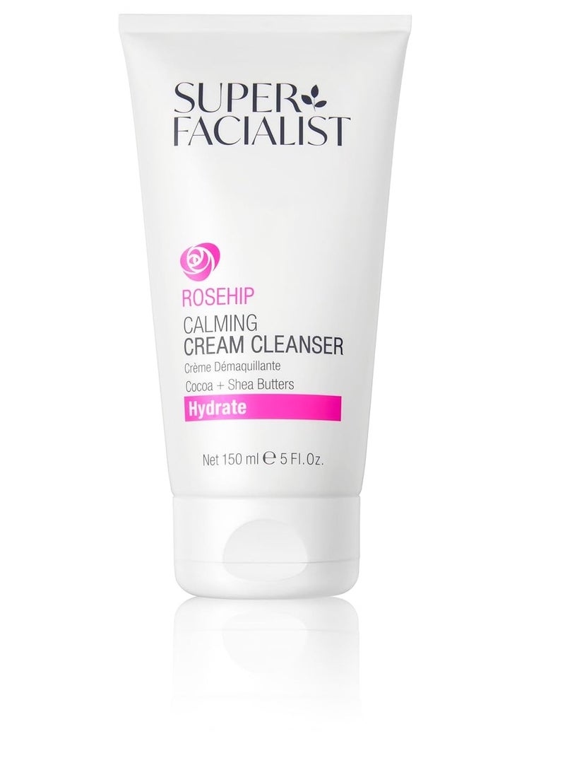 SUPER FACIALIST Super Facialist Rosehip Calming Creamy Cleanser - Hydrates & Restores Natural PH Balance 1 x 150ml  - Image 1