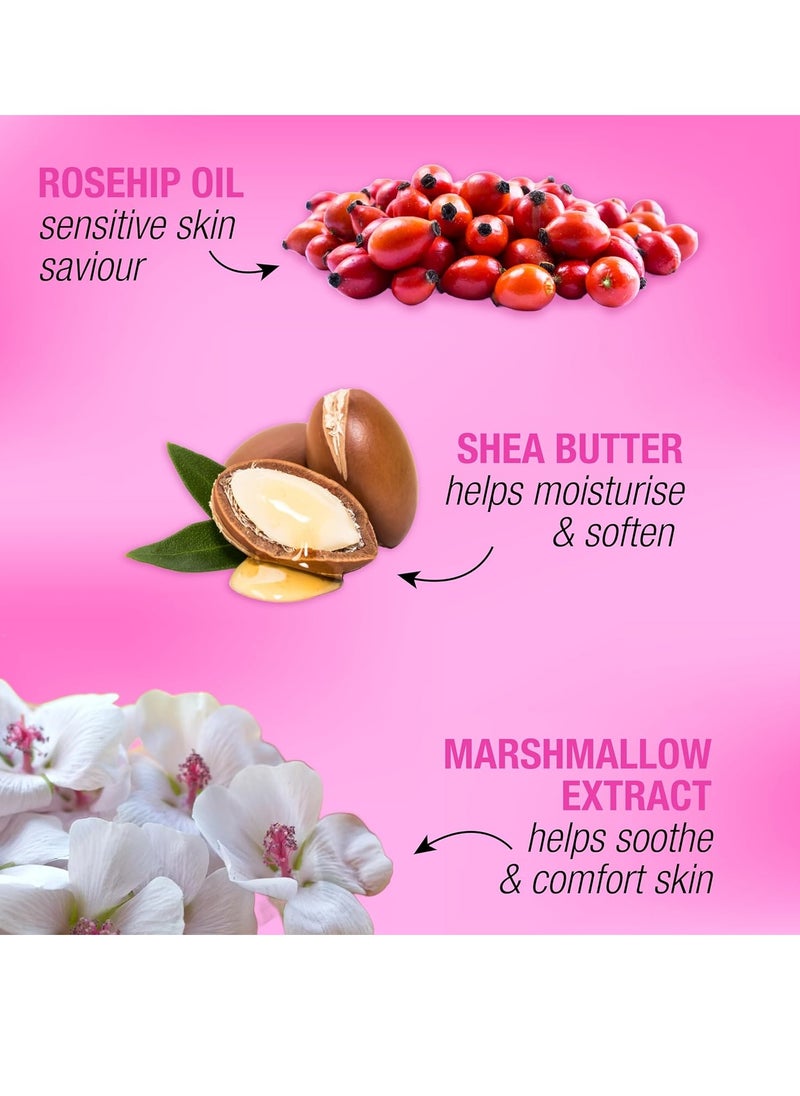 SUPER FACIALIST Super Facialist Rosehip Calming Creamy Cleanser - Hydrates & Restores Natural PH Balance 1 x 150ml  - Image 3