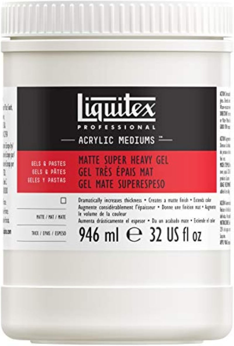 Liquitex Professional Matte Super Heavy Gel Medium - 32 oz (946 ml) - Image 1