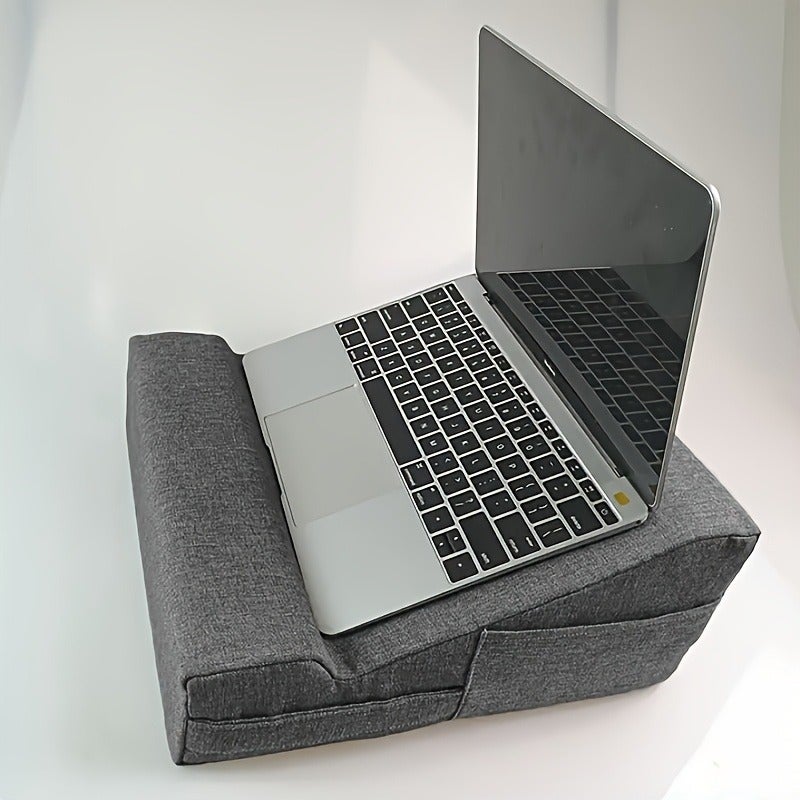 Polyester Tablet Pillow Stand - Comfortable Bed Cushion for Reading & Video Watching, Durable Material, Adjustable Angle, Bedside Tablet Holder