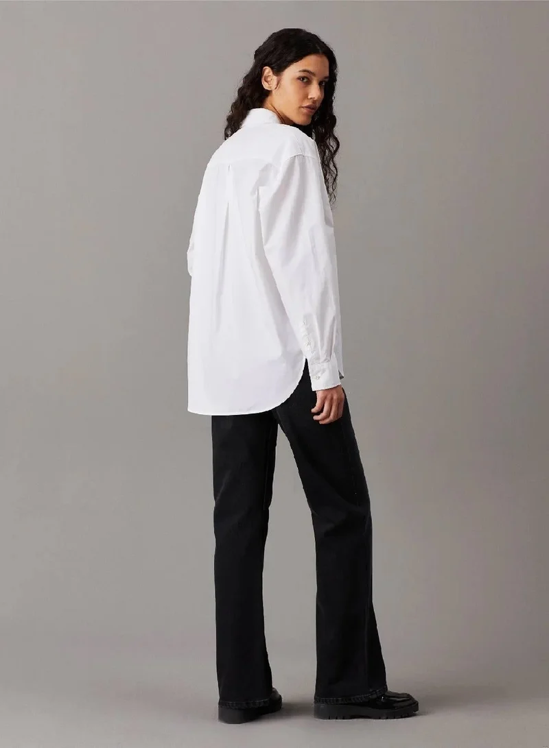 Calvin Klein Jeans Relaxed Cotton Poplin Shirt