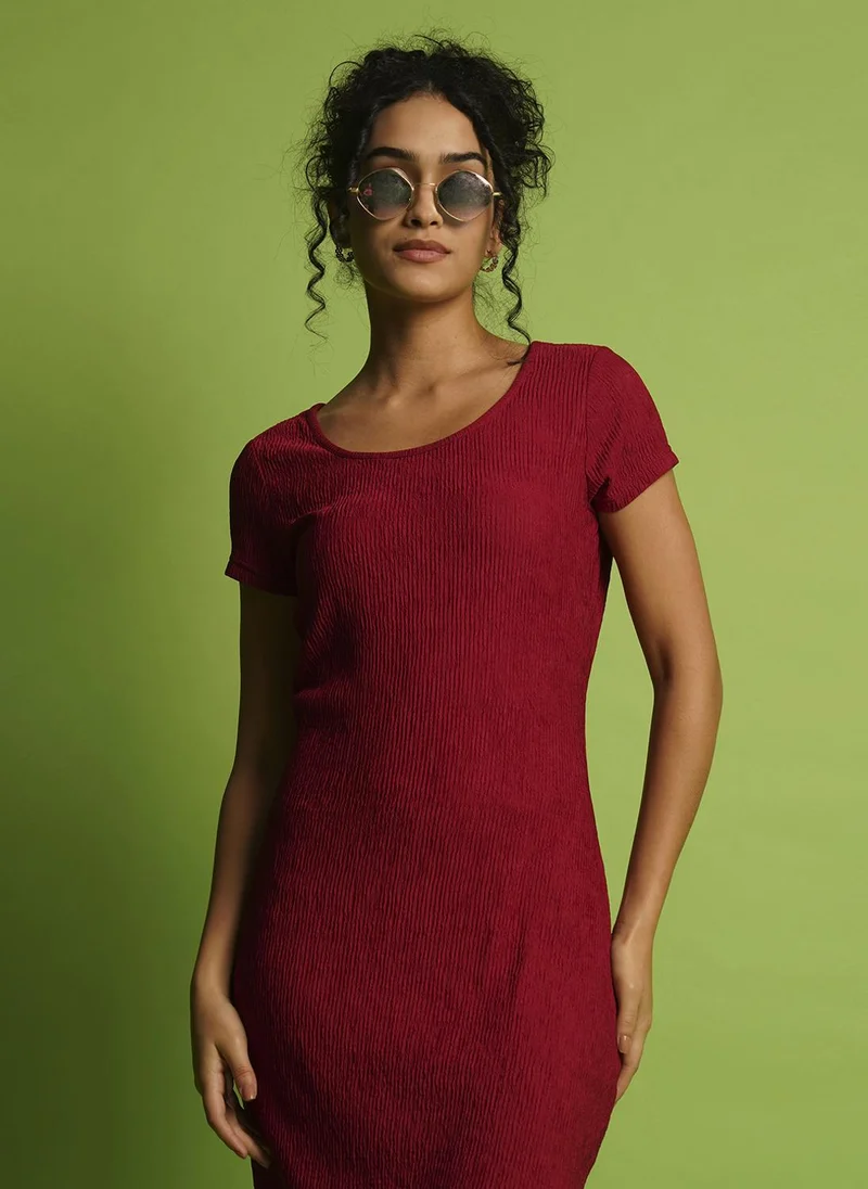 globus Globus Women Round Neck Bodycon Dress