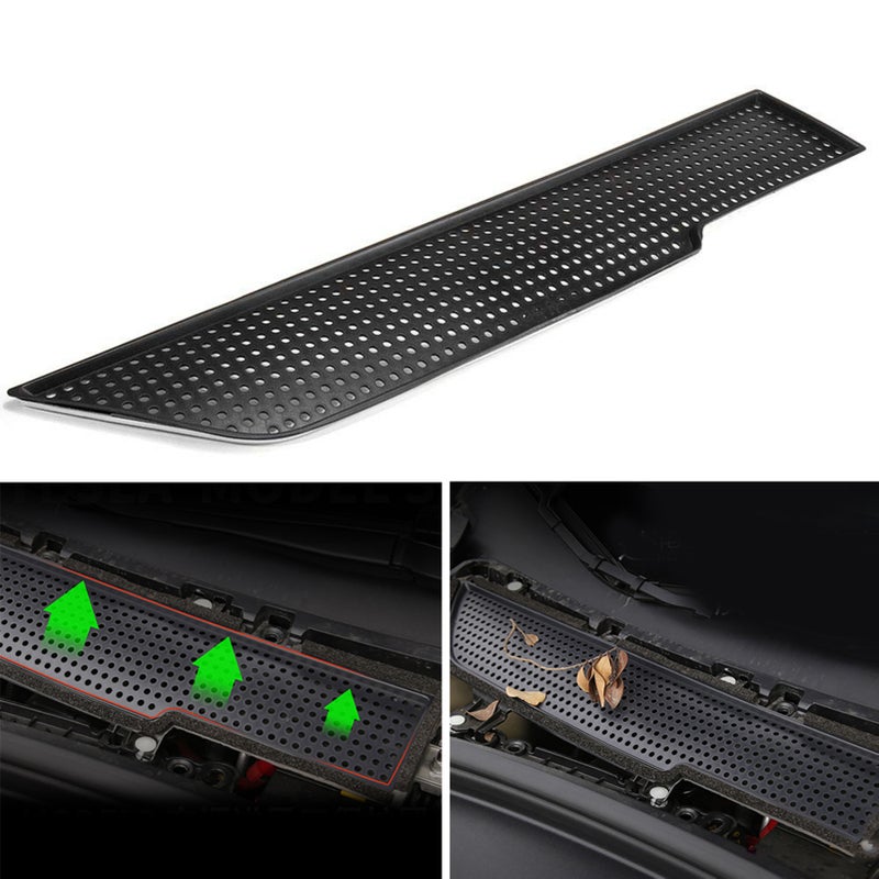 Car Air Inlet Protection Cover Air Intake Net Air Conditioning A/C Intake System for Tesla Model 3 2017-2019 - Image 2