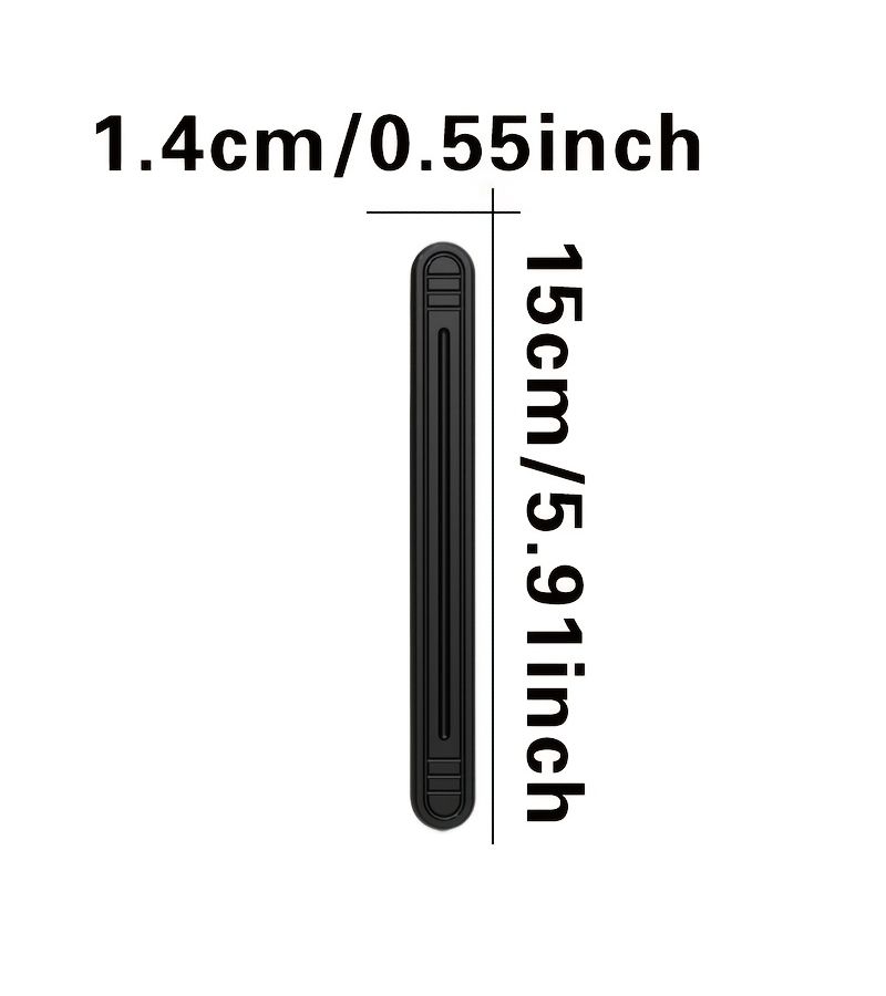 4pcs Black Universal Car Door Edge Bumper Strips Anti Collision Mirror Adhesive - Image 5