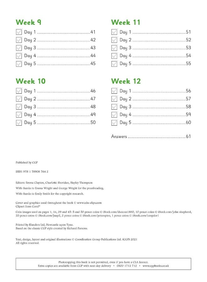 KS1 Mental Maths Year 2 Daily Practice Book: Spring Term - Image 4