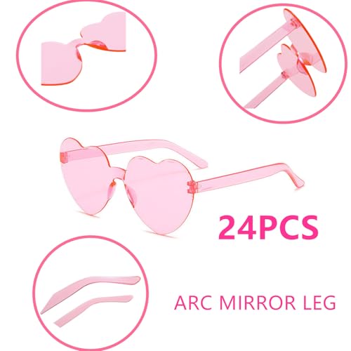 MYSXN Heart Sunglasses,Valentines Day Gifts for Kids Classroom, Valentine Exchange Gifts,Valentines Day Accessories (24) - Image 4