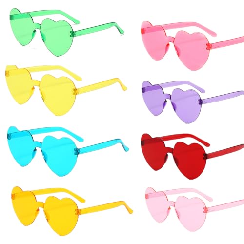 MYSXN Heart Sunglasses,Valentines Day Gifts for Kids Classroom, Valentine Exchange Gifts,Valentines Day Accessories (24) - Image 2