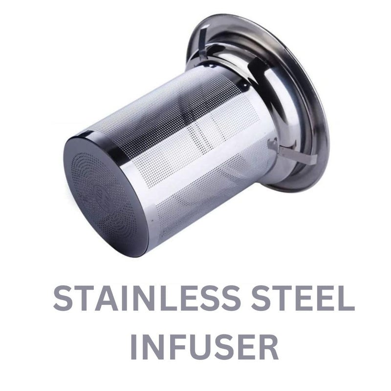 Foxelli Glass Teapot Infuser HeatResistant Borosilicate Glass Tea Kettle with Removable Infuser Stove Top Safe Glass Teapot 1000 Ml 33 Oz Tea Pot with Infusers for Loose Tea Gift for Women and Adult - Image 3