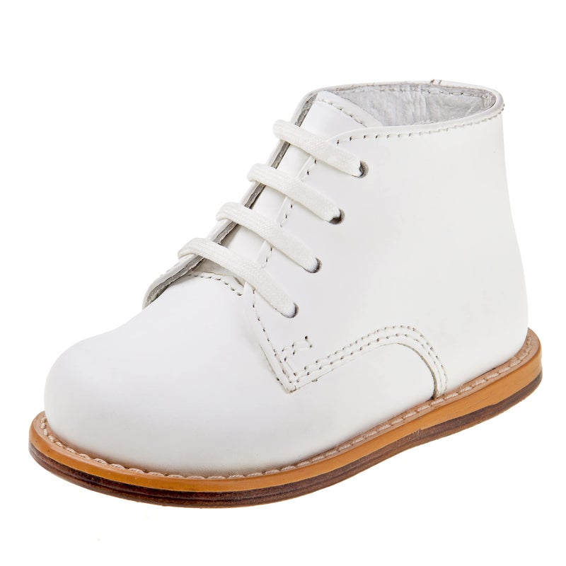 Josmo baby girls Unisex Walking First Walker Shoe, White, 3 Infant US - Image 1