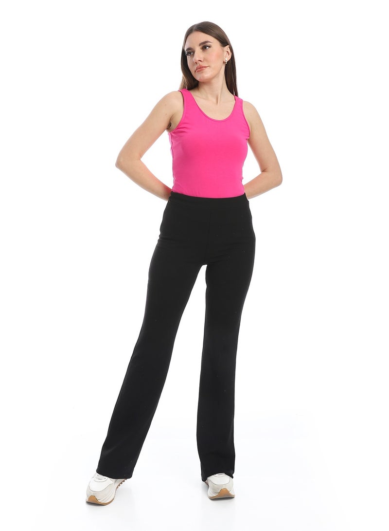 Andora Cotton Basic Plain Tank Top_Fuchsia - Image 5
