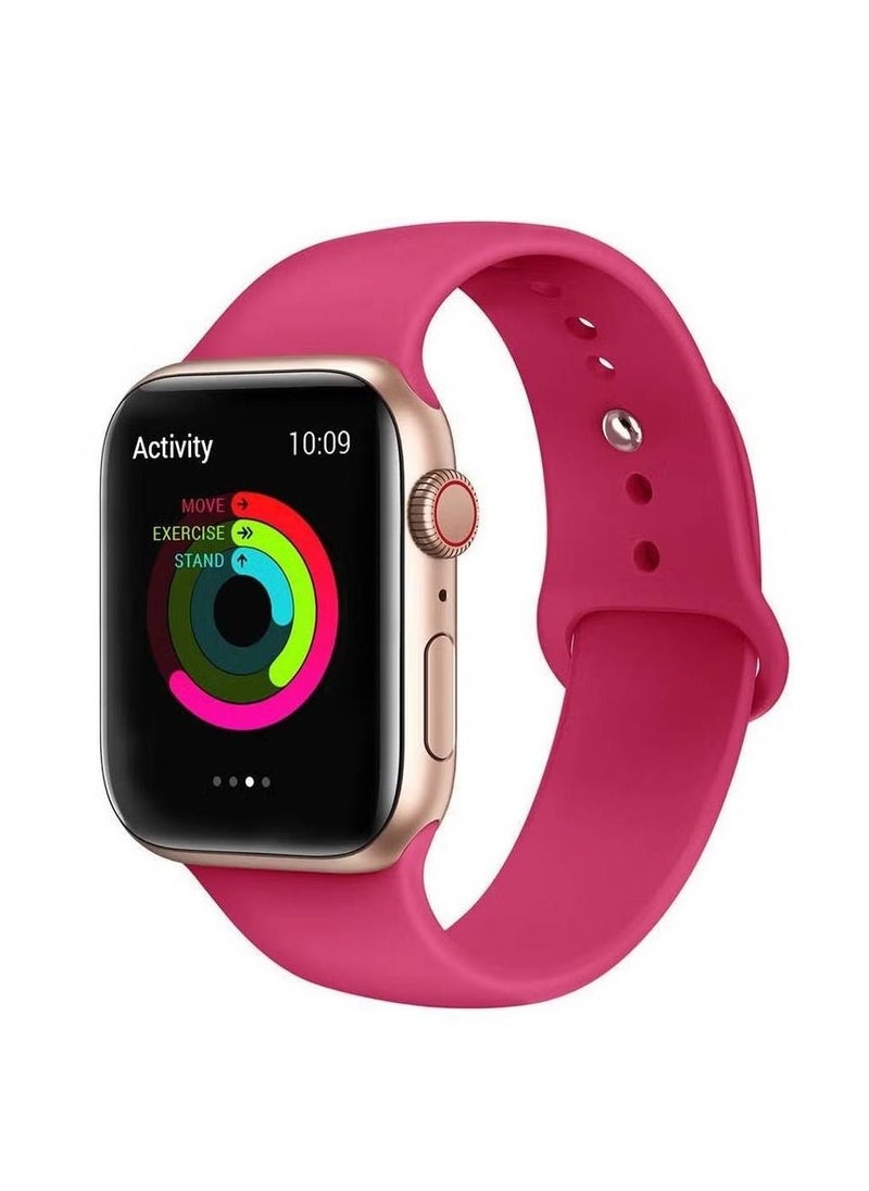 Soft Silicone Replacement Wrist band Strap For Apple iWatch Band Series 6/5/4/3/2/1/42-44mm