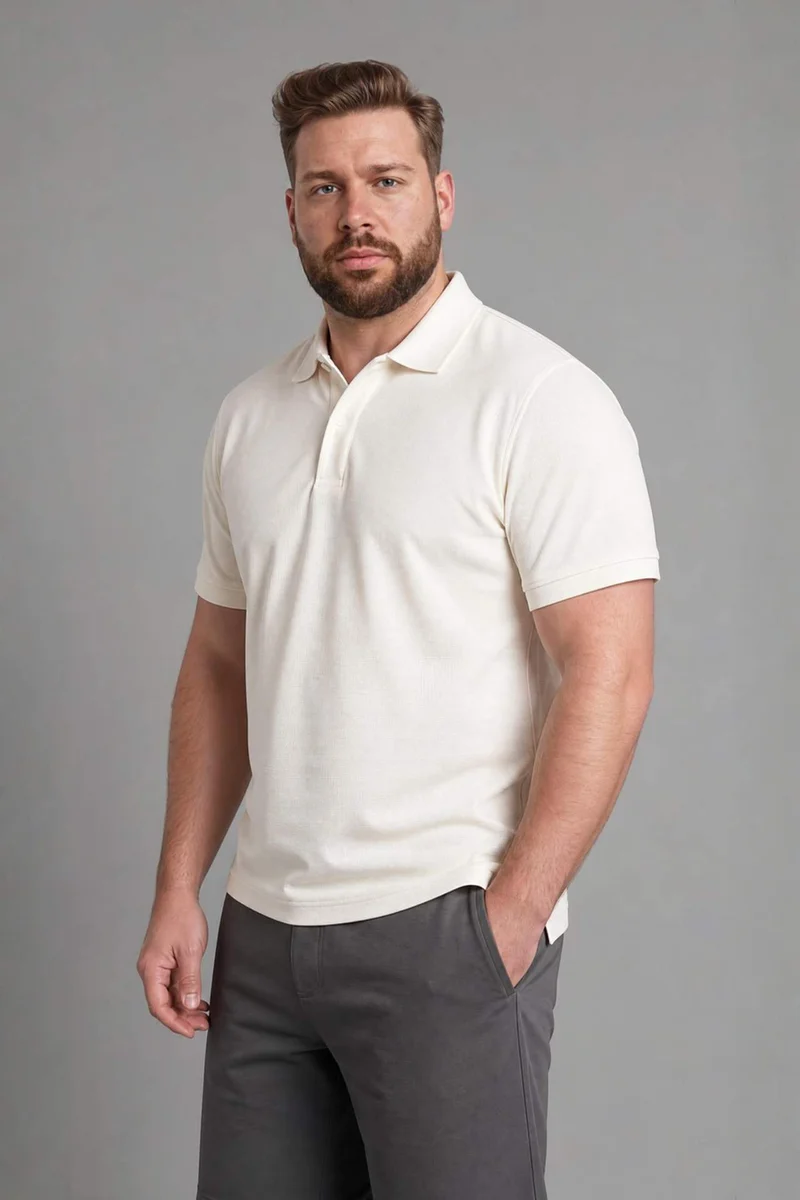 DeFacto 100% Cotton Polo T-Shirt