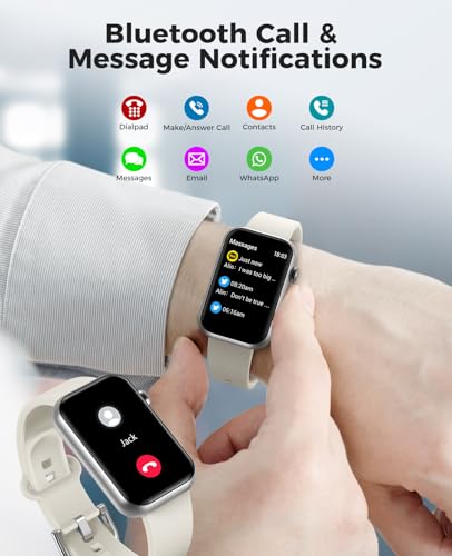 EGQINR Smart Watch Fitness Tracker AnswerMake Call 247 Heart Rate Spo2 Blood Pressure Monitor Sleep Tracker 114 Sports Modes Pedometer Calorie Step Tracker Waterproof Activity Tracker for Men Women - Image 3