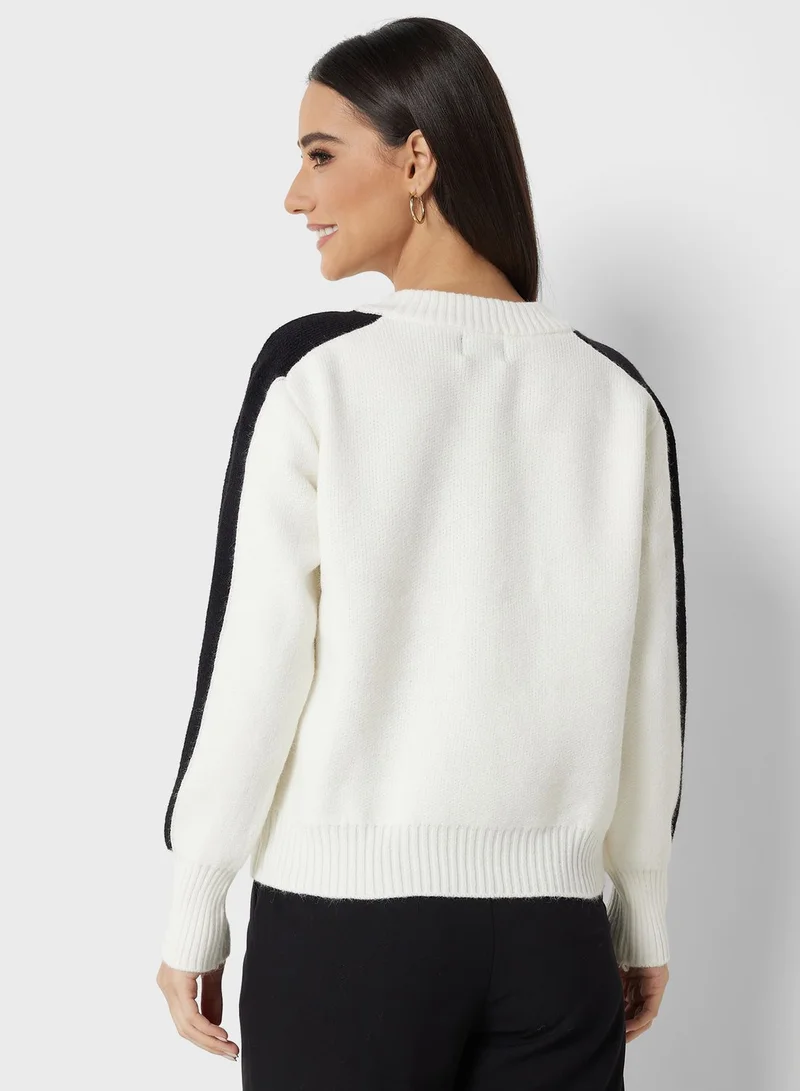 Ginger Two Tone Cardigan