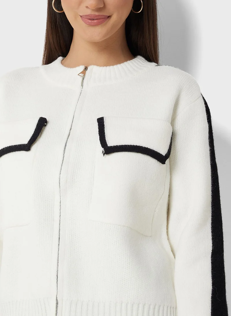 Ginger Two Tone Cardigan