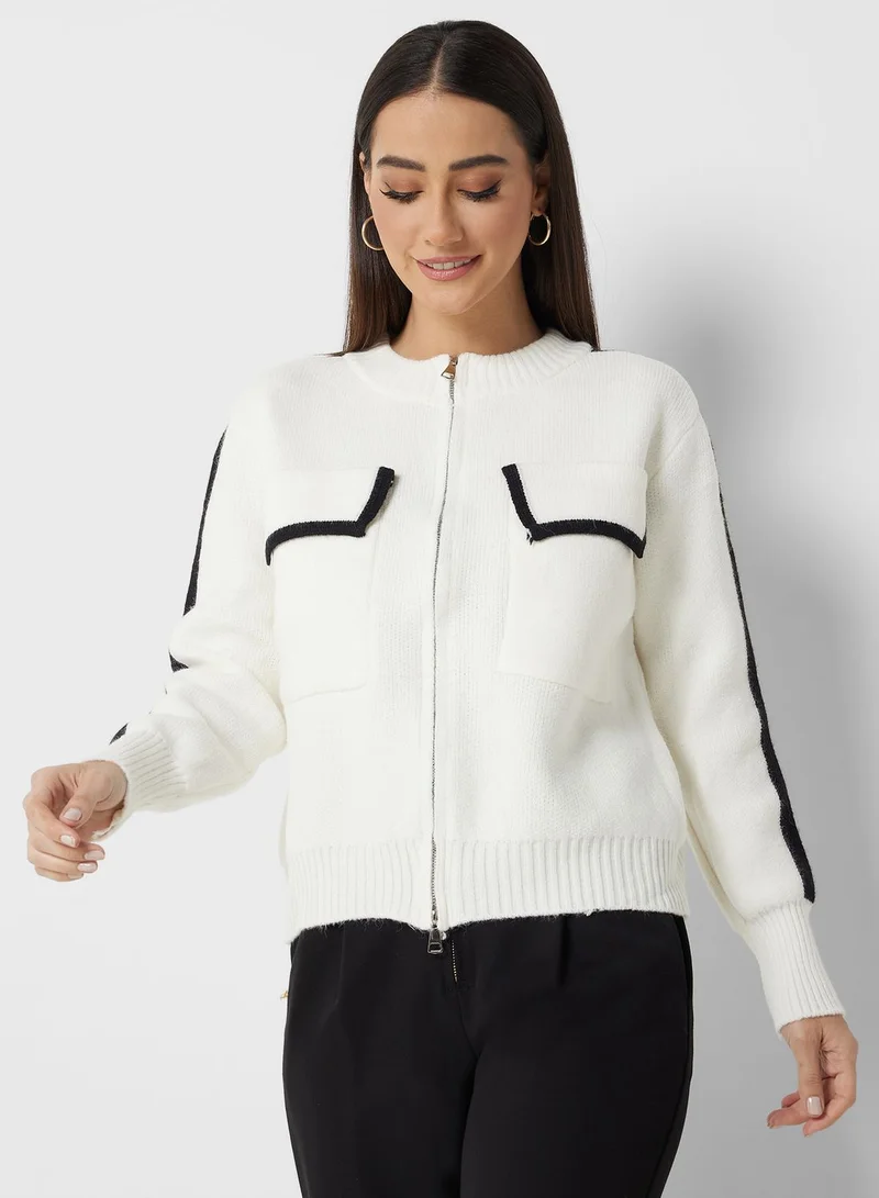 Ginger Two Tone Cardigan