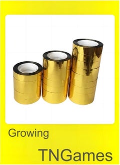 TNGames 6 Rolls Packaging Tape 18mm x 50M Gold  - Image 1