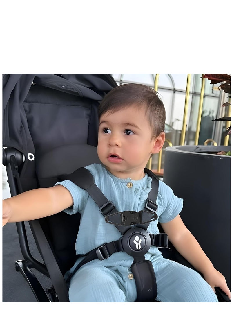 SYOSI Car Seat Strap Anti Escape, 2 Pack Baby Harness Chest Clip, Safety Belt Clip Buckle for Baby & Toddler, Prevent Children/Kids Taking Their Arms Out of Child Car Seat/High Chairs/Strollers/Baby Reins - Image 4