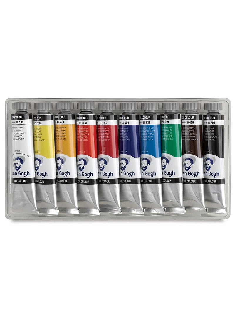 Van Gogh Van Gogh Oil Paints - Set of 10 colors, 20 ml tubes  - Image 2