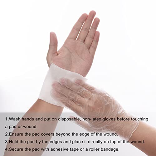 General Medi Sterile Gauze Pads – 4" x 4" Individually Wrapped Medical Gauze Pads for Cleaning and Cushioning Minor Wounds, Cuts & Burns Wound Care Product (50 Packs, 100 Pieces Total) - Image 5