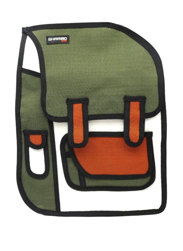 Gharibo Bags Laptop Backpack with - 15 Inch - Slim 2D  - Image 1