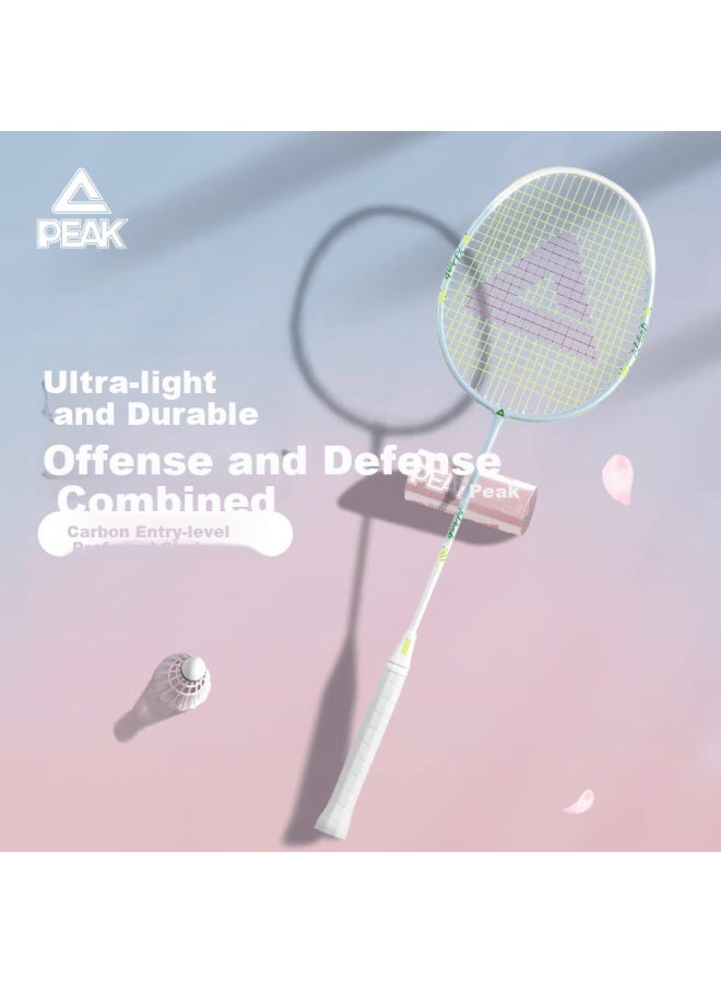 Peak Badminton Racket Double Pack Carbon Composite Durable Adult Student Beginner Set Training Compeion Pair - Image 1