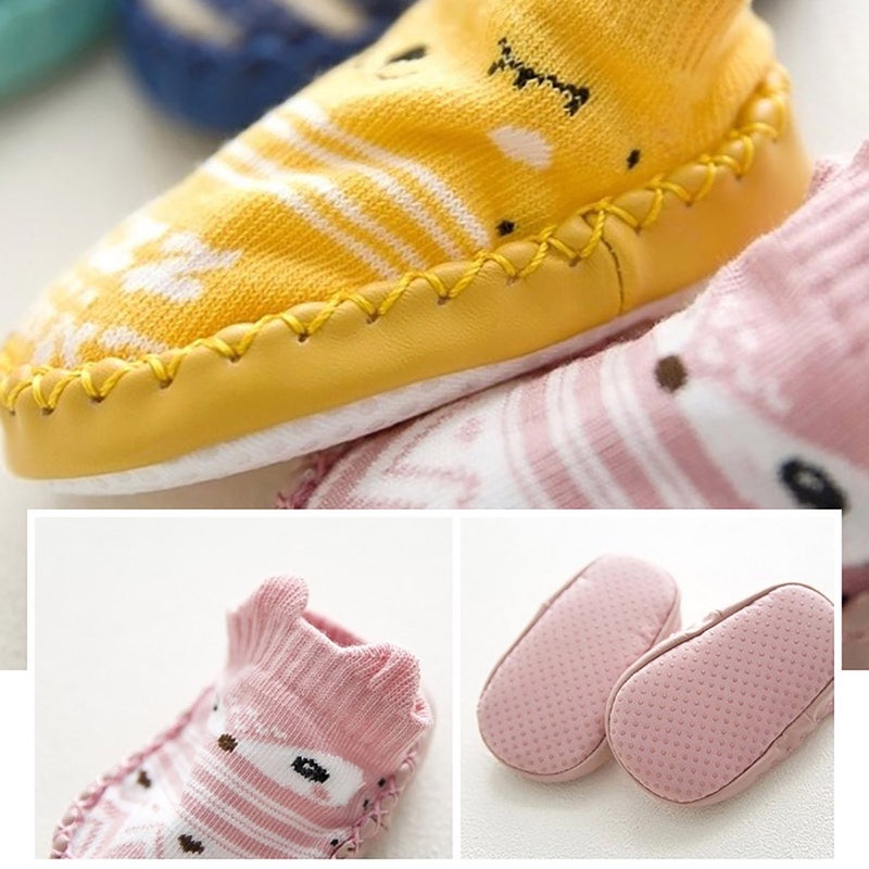Baby Socks with Rubber Dots Soles Anti-Slip Soft Sole Cute Cartoon Floor Socks for Children Infant Toddler - Image 5