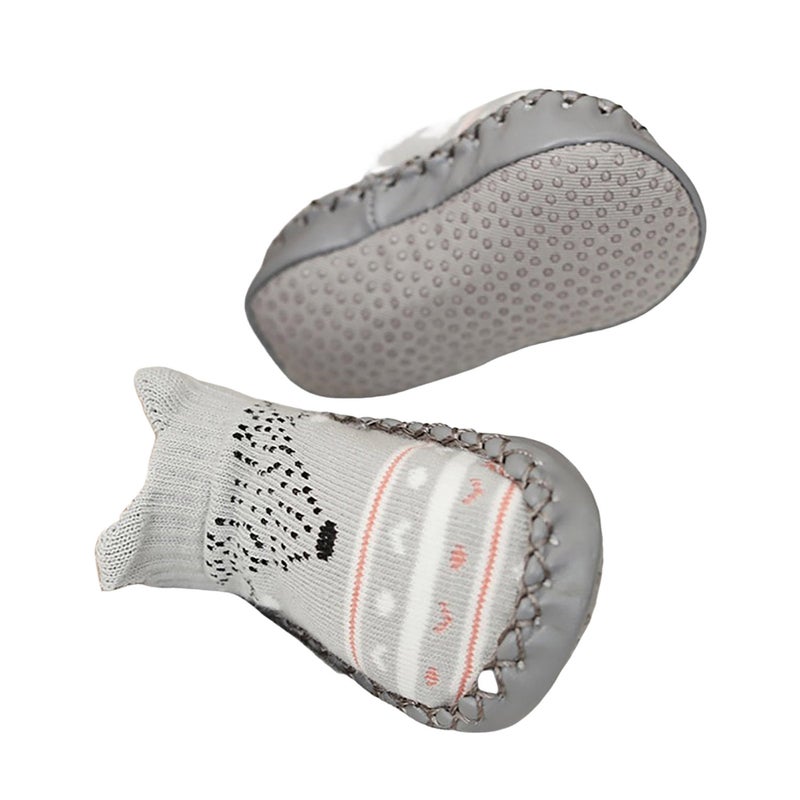 Baby Socks with Rubber Dots Soles Anti-Slip Soft Sole Cute Cartoon Floor Socks for Children Infant Toddler - Image 1