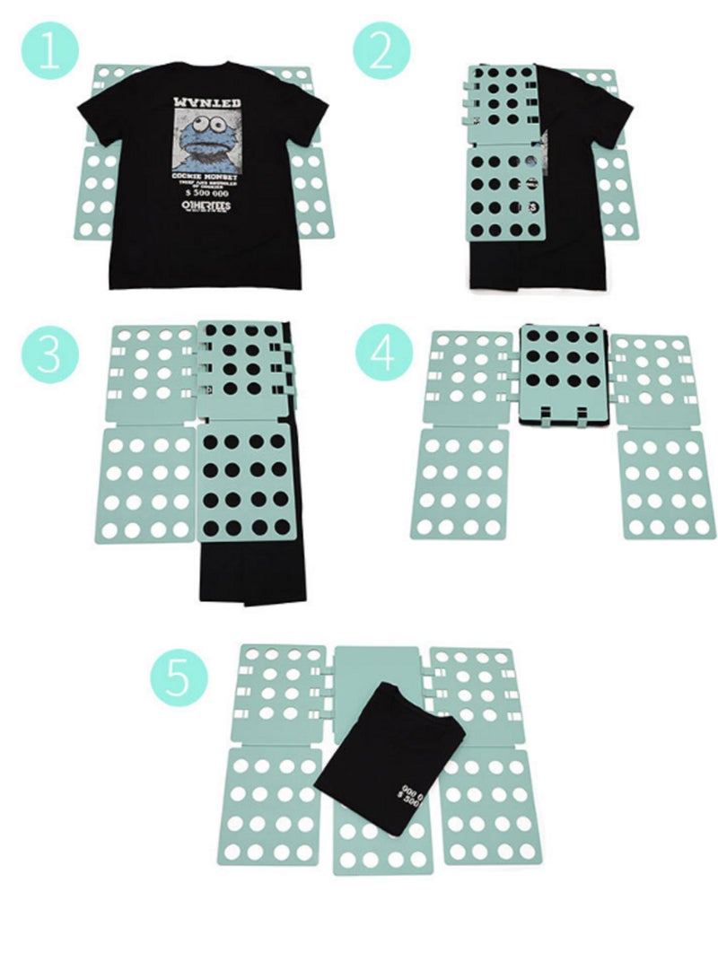 T-Shirt Folding Board Laundry Room Organizer - Image 4