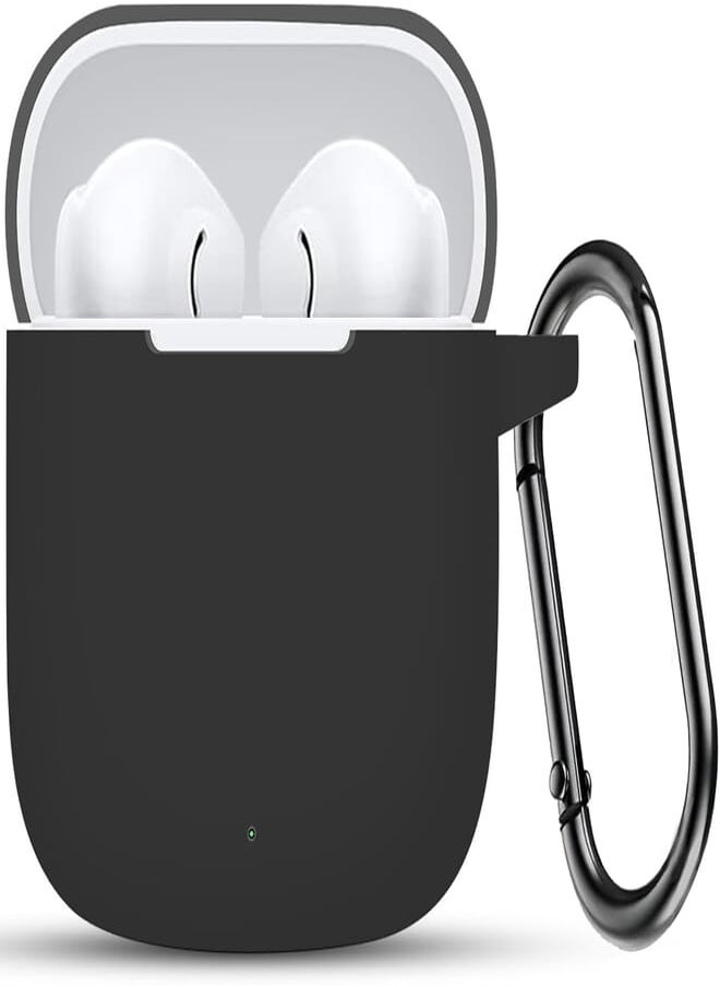 USTIYA USTIYA Case for Huawei Freebuds Se 2 Gen 2023 Protective Silicone Case with Keychain Cover (Black) 