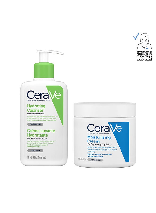 CeraVe Dry Skin Routine Bundle - Image 1