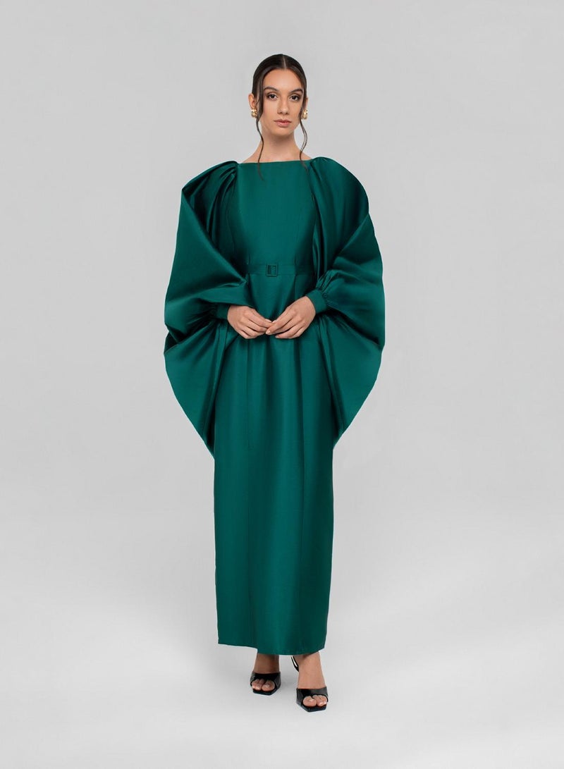 CHASE Puff Sleeve Maxi Dress - Image 1