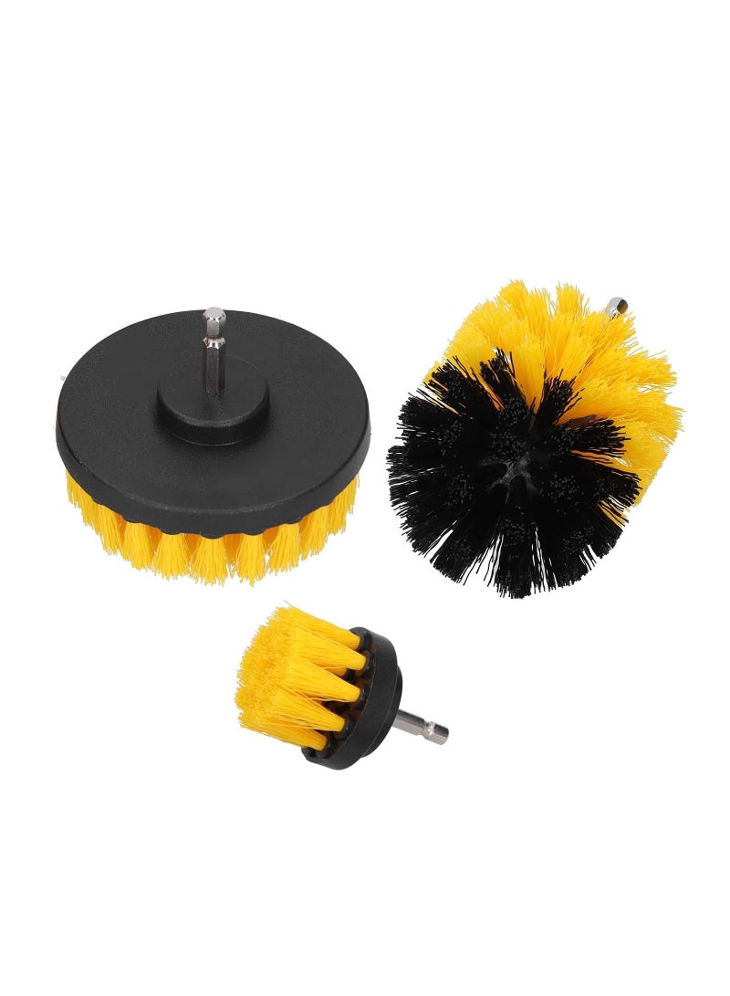Generic Multifunctional Drill Brush Set, Easy to Operate Nylon Cleaning Brush Set for Bathtubs, Household Cleaning, Car Washing, Tires - Image 2