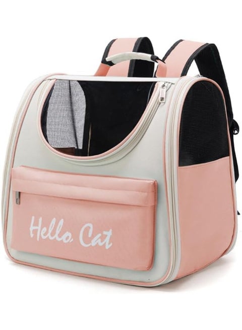 Foldable Pet Backpack 🐾 – Breathable & Anti-Jump Carrier for Small Cats and Dogs, Perfect for Walks & Vet Visits