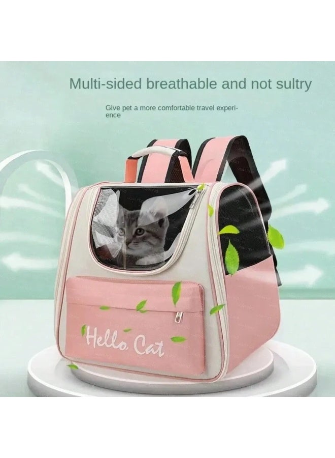 Generic Foldable Pet Backpack 🐾 – Breathable & Anti-Jump Carrier for Small Cats and Dogs, Perfect for Walks & Vet Visits  - Image 3