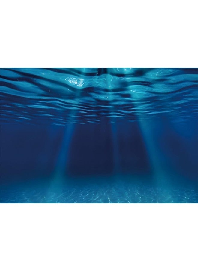 AWERT 72x24 inches Ocean Floor Aquarium Background Undersea Theme Aquarium Background Underwater Fish Tank Background - Image 1